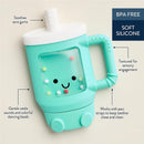 Itzy Ritzy - Sweetie Shake Plus™ Teething + Rattle Toy, Tumbler Image 3