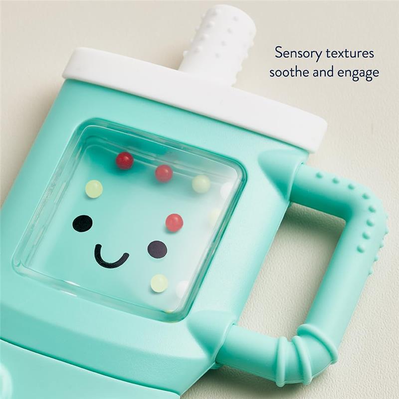 Itzy Ritzy - Sweetie Shake Plus™ Teething + Rattle Toy, Tumbler Image 4