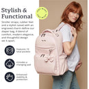 Itzy Ritzy Boss Plus™ Backpack Diaper Bag - Ribbons & Roses Image 2
