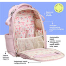Itzy Ritzy Boss Plus™ Backpack Diaper Bag - Ribbons & Roses Image 5