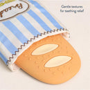Itzy Ritzy Teensy Crinkle Silicone Sensory Teether - Baguette Image 4