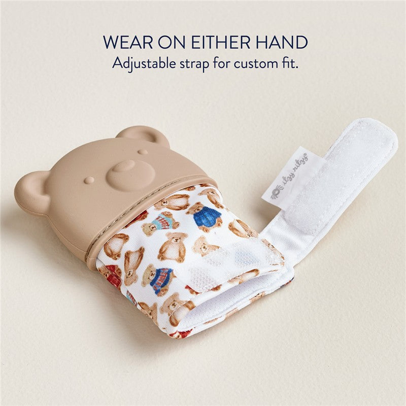 Itzy Ritzy Teething Mitt - Classic Bears Image 5
