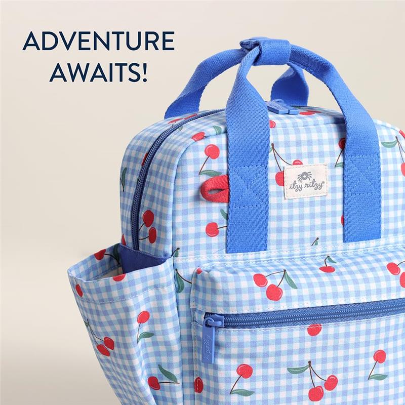 Itzy Ritzy Toddler Backpack Cherry Image 6