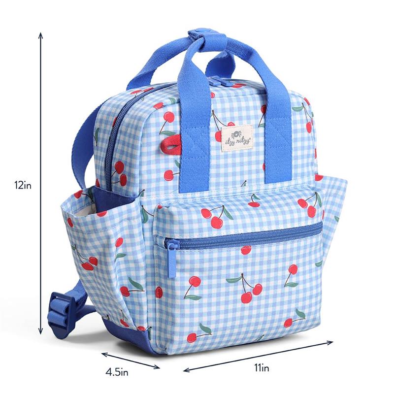 Itzy Ritzy Toddler Backpack Cherry Image 7