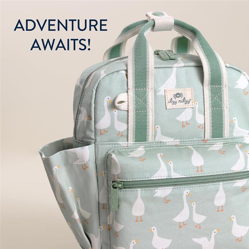 Itzy Ritzy Toddler Backpack Goose Image 6