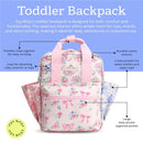 Itzy Ritzy Toddler Backpack Ribbons & Roses Image 2
