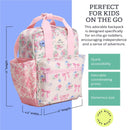 Itzy Ritzy Toddler Backpack Ribbons & Roses Image 4