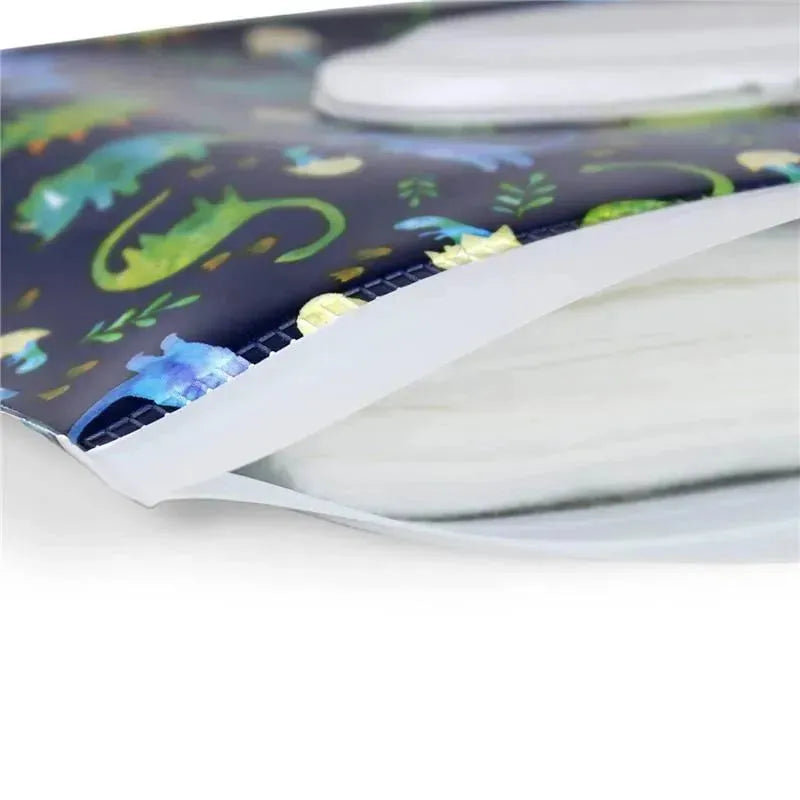 Itzy Ritzy - Travel Pouch Wipes Case Raining Dinos Image 2