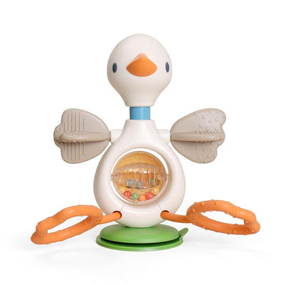 Itzy Ritzy Twist & Bop High Chair Sensory Activity Toy - Goose Image 1