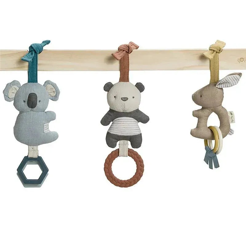 Itzy Ritzy - Wooden Acitivity Gym With Play Mat And Toy Rainbow Image 4