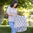 J.L. Childress - 4-in-1 Multi-Use Cover, Stretchy Car Seat Canopy and Privacy Cover, Feathers Image 5