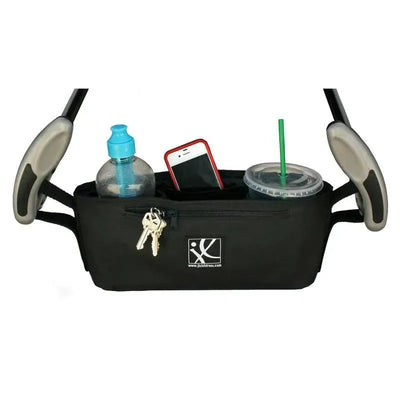 J.L. Childress Cargo 'N Drinks Parent Tray, Black Image 1