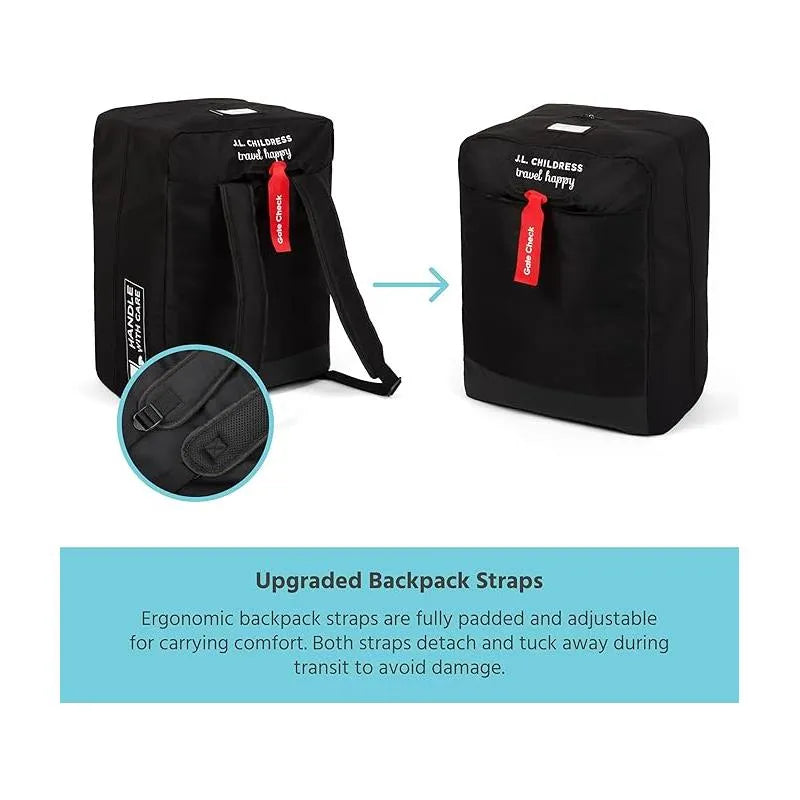 J.L. Childress - Elite Travel Bag For Doona, Unpadded, Black Image 3