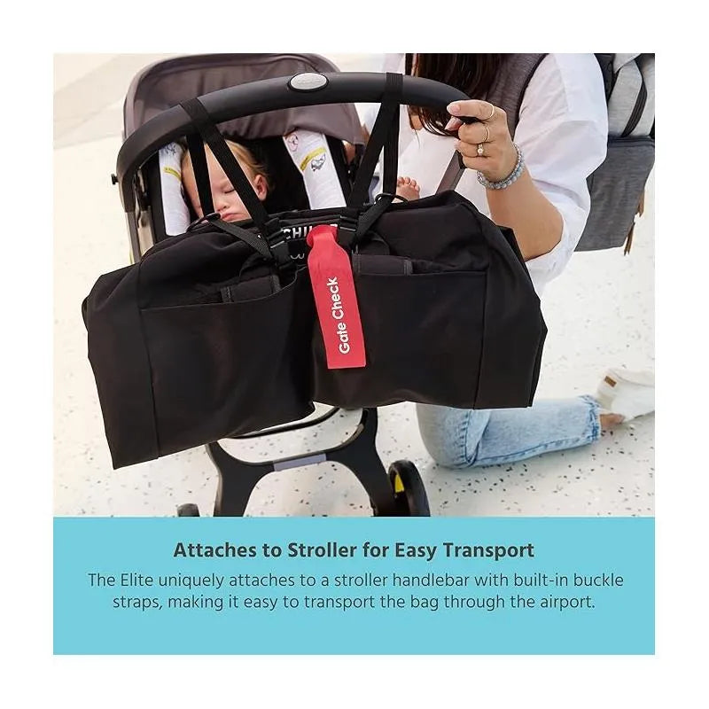 J.L. Childress - Elite Travel Bag For Doona, Unpadded, Black Image 4