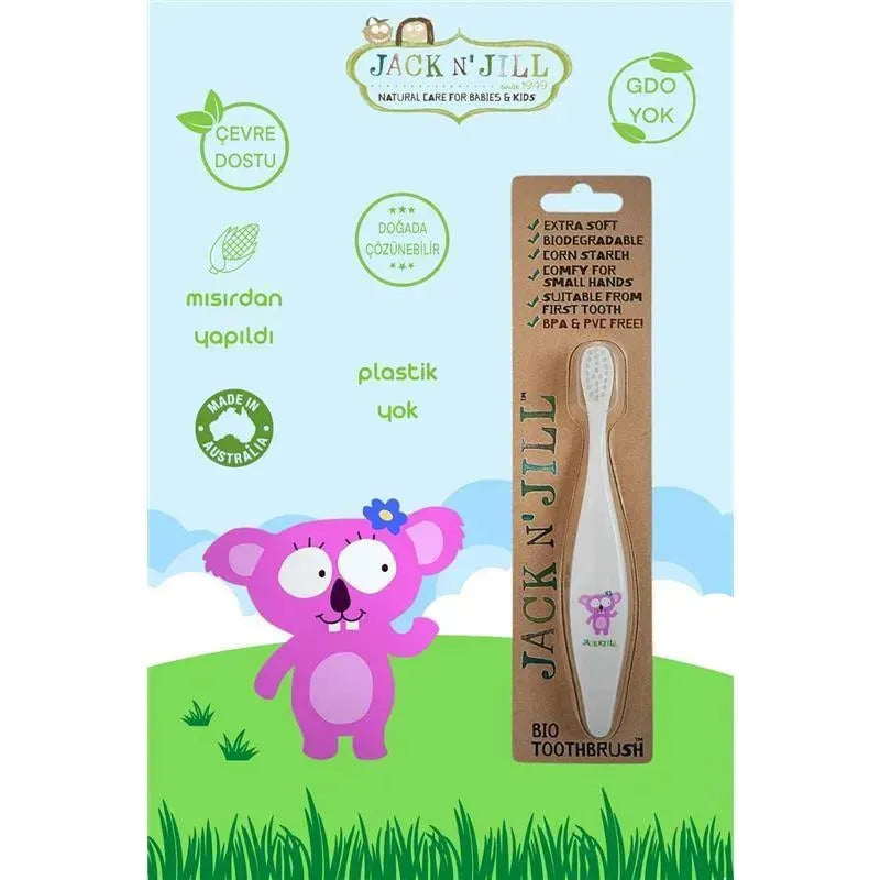 Jack N' Jill - Extra Soft Bristle Toothbrush for Kids, Koala Baby Image 3