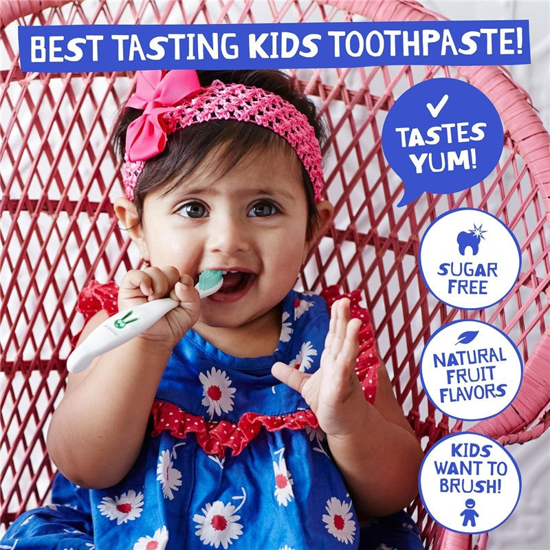 Jack N' Jill Tooth Buddy Pack - Banana + Kids Toothbrush Ellie Image 4