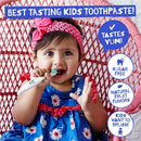 Jack N' Jill Tooth Buddy Pack - Strawberry + Kids Toothbrush Image 4