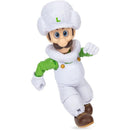 Cloud Luigi action figure from Jakks 5In Figures Wave 2, wearing a white outfit with a fluffy hat and green accents.