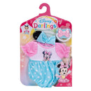 Jakks Baby Minnie Deluxe Baby Doll Outfit Pink/Turquoise/White Image 1