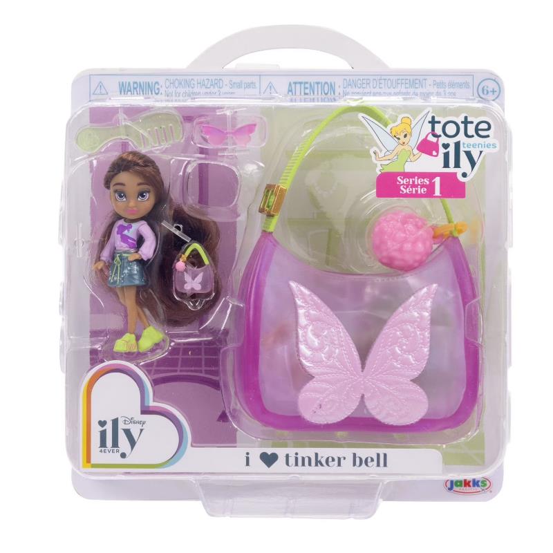 Jakks - Disney Ily Tote-ILY-Teenies 2.25 inch Tall Tinker Bell Inspired Doll with Matching Purse Image 3