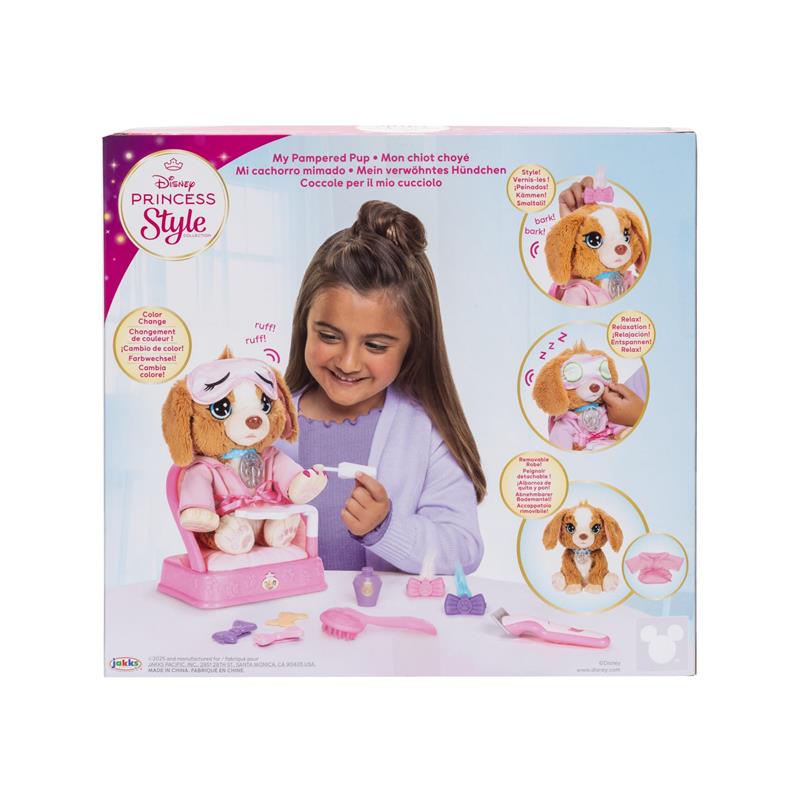 Jakks - Disney Princess Style Collection My Pampered Pup Kids Nurturing Pretend Play Set Image 6