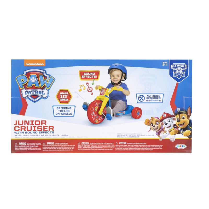 Jakks - Paw Patrol Ride-On 10 Fly Wheel Junior Cruiser Tricycle Image 5