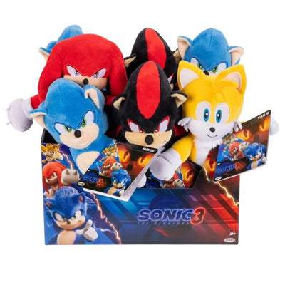 Jakks - Sonic 3 Movie 1pk Basic Plush (Figures May Vary) Image 1