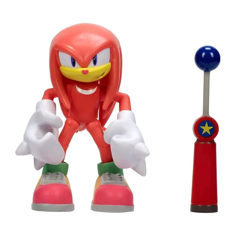 Jakks - Sonic 4In Articulated Figure Knucles With Accessory Wave 6 Image 1