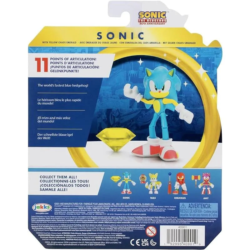 Jakks - Sonic 4In Articulated Figure Sonic With Accessory Wave 6 Image 4