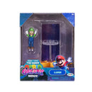 Luigi 1.5” action figure with Star Launcher accessory from The Super Mario Galaxy Movie, packaged in a colorful box.