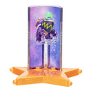 Wonder Bowser Jr. figure from Super Mario Galaxy, featuring a star launcher accessory with a cosmic background.