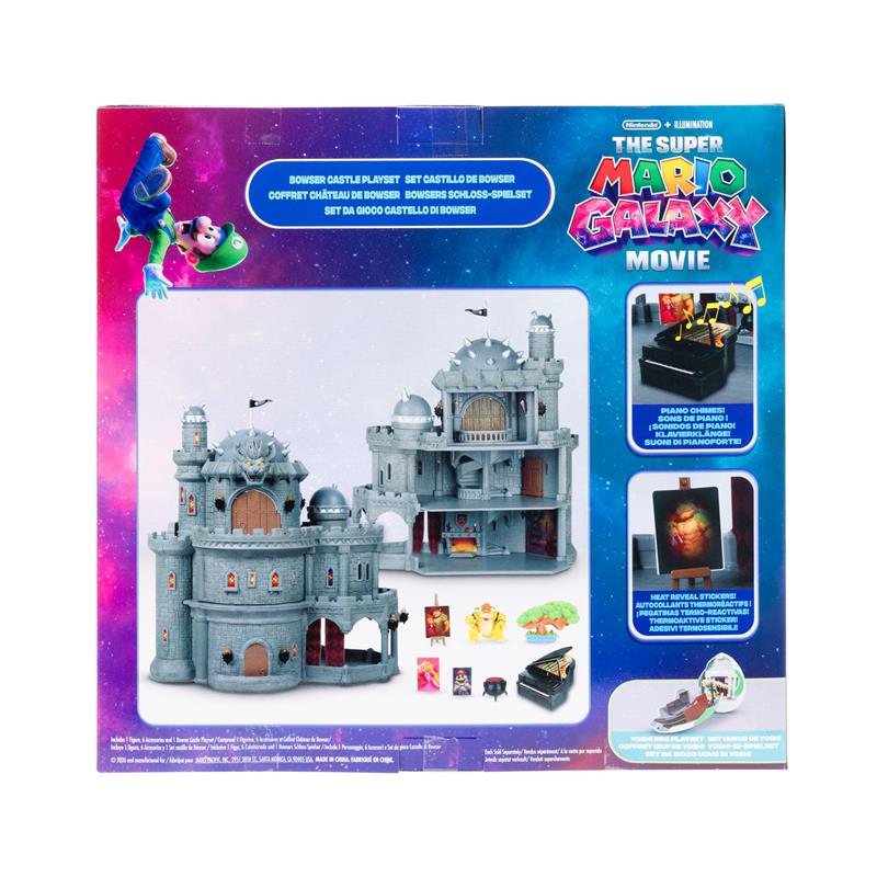 Jakks The Super Mario Galaxy Movie – 12 Deluxe Three-Story Bowser Castle Playset Image 4