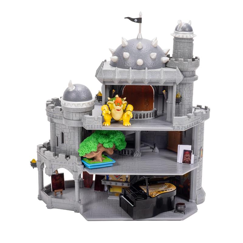 Jakks The Super Mario Galaxy Movie – 12 Deluxe Three-Story Bowser Castle Playset Image 6