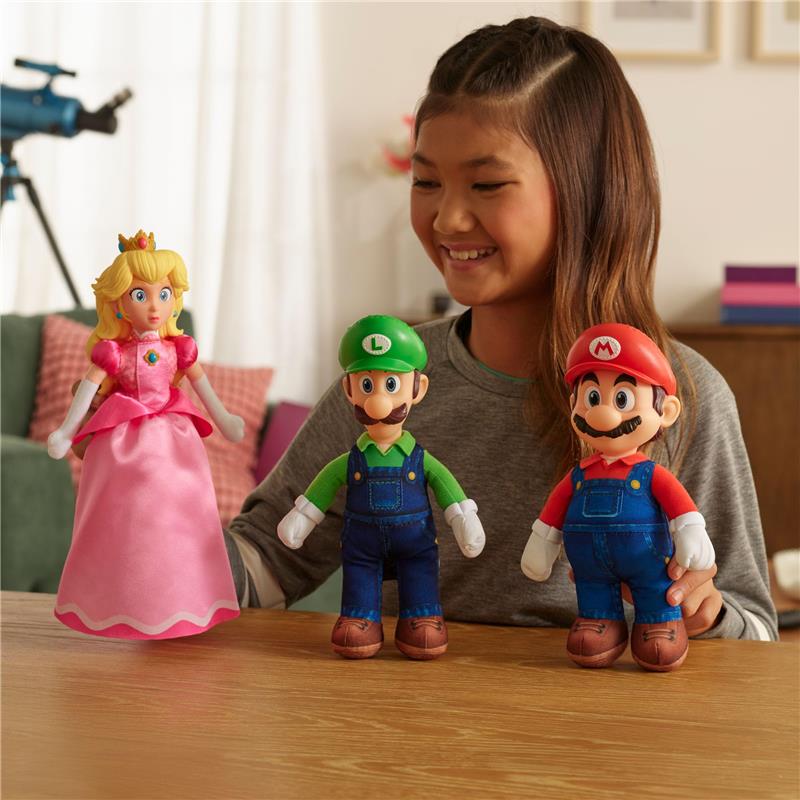 Jakks The Super Mario Galaxy Movie 9 Inches Plush Figure, Mario Image 3