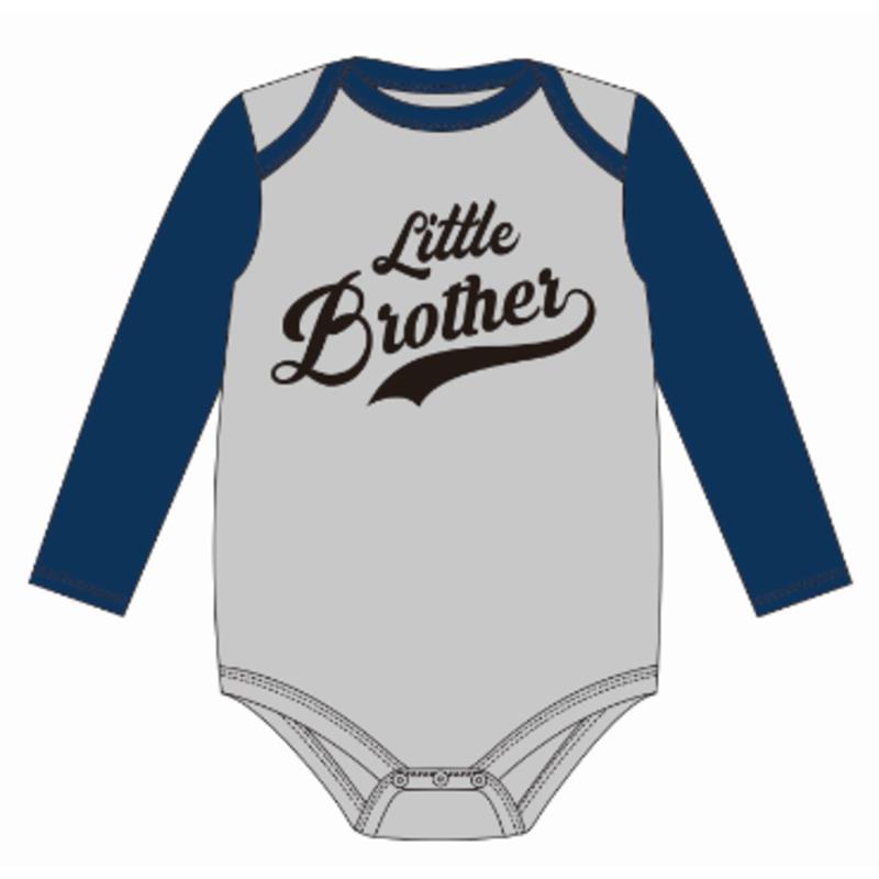Jane Marie Baby Little Brother Long Sleeve Onesie Image 1