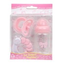 JC Toys Pink Bottle and Rattle Set Image 3