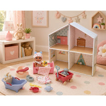 JC Toys All-Vinyl Doll with 4 Accessories in Doll House Packaging Image 2