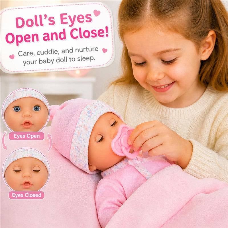 JC Toys Berenguer Boutique 12 Soft Body Baby Doll in Multi-Position Image 7
