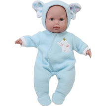 JC Toys - Berenguer Boutique Baby Doll Outfit, Blue Elephant Themed Hooded Onesie, Ages 2+ Image 2