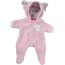 JC Toys - Berenguer Boutique Baby Doll Outfit, Pink Elephant Themed Hooded Onesie, Ages 2+  Image 1