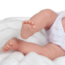 JC Toys La Newborn All-Vinyl Baby Doll Pink Coat & Outfit with Animal Friend Image 3