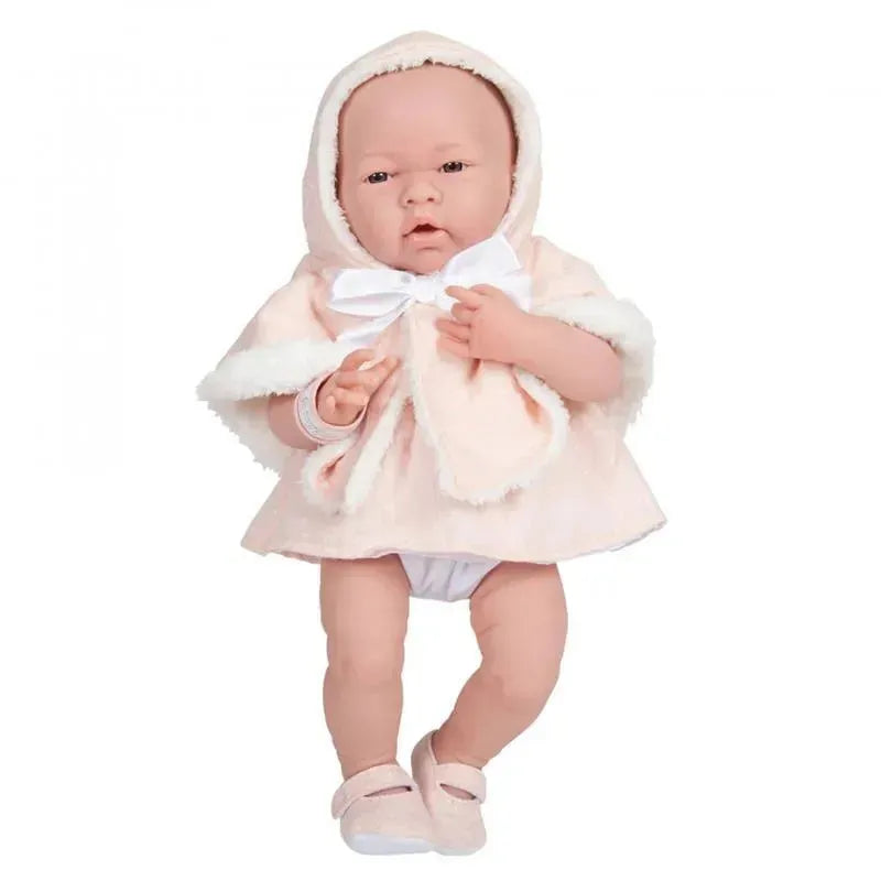 Jc Toys La Newborn All-Vinyl In Pink Coat And Outfit W/ Animal Friend Image 3