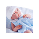 JC Toys La Newborn 17-Inch All-Vinyl Real Boy Baby Doll Blue Layette Gift Set Image 2