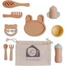 JC Toys - Real Wood 10 Piece Baby's First Care Set, Parfait Collection Twiggly Toys  Image 5