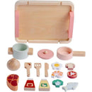 JC Toys - Real Wood 16 Piece Kitchen Chef Set, Parfait Collection, Ages 3+, Twiggly Toys  Image 1