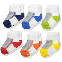 Jefferies Socks - Baby Boy Performance Tech Quarter 6 Pk, Multi.