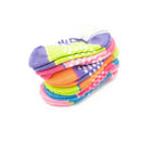 Jefferies Socks - Color Striped 6Pk Baby Girl Socks Image 2