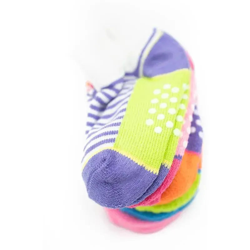 Jefferies Socks - Color Striped 6Pk Baby Girl Socks Image 3