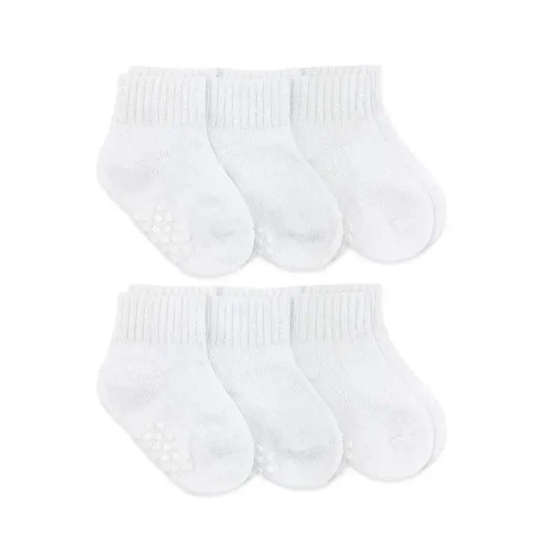 Jefferies Socks Non-Skid Seamless 3Pk White Gripper Baby Socks Image 2