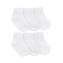 Jefferies Socks Non-Skid Seamless 3Pk White Gripper Baby Socks Image 2